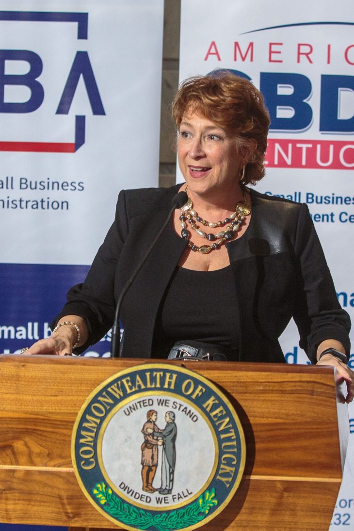 The Kentucky Small Business Development Center held an awards ceremony at the Kentucky Celebrates Small Business Event on May 4 in the Kentucky State Capitol Rotunda.